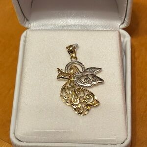 Beautiful 14K Angel Charm